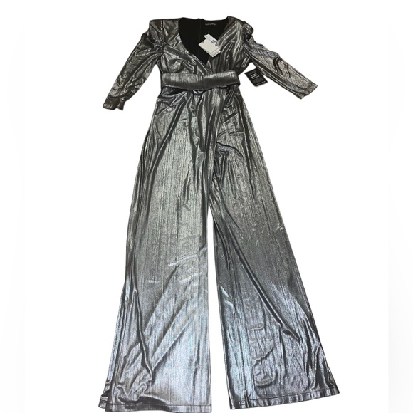 NEW NWT RETROFETE JUMPSUIT NWT METALLIC COLOR SIZE L - Picture 6 of 8